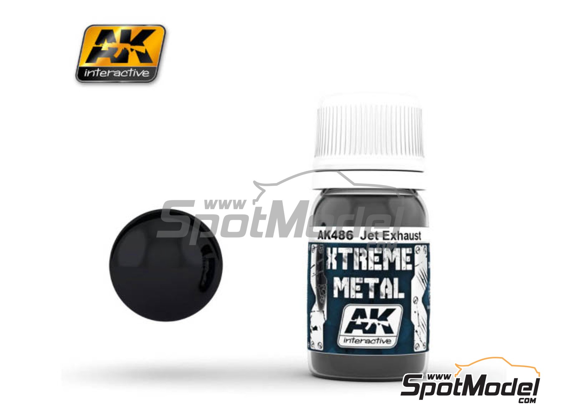 【新品未使用】 AKART AK-1400TV AK Interactive AK486: Xtreme metal paint Jet exhaust 1 x